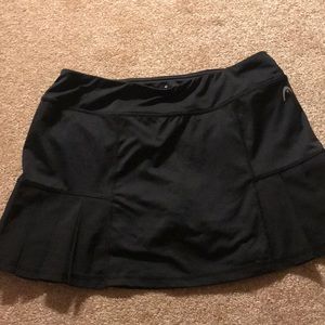 Black tennis skirt